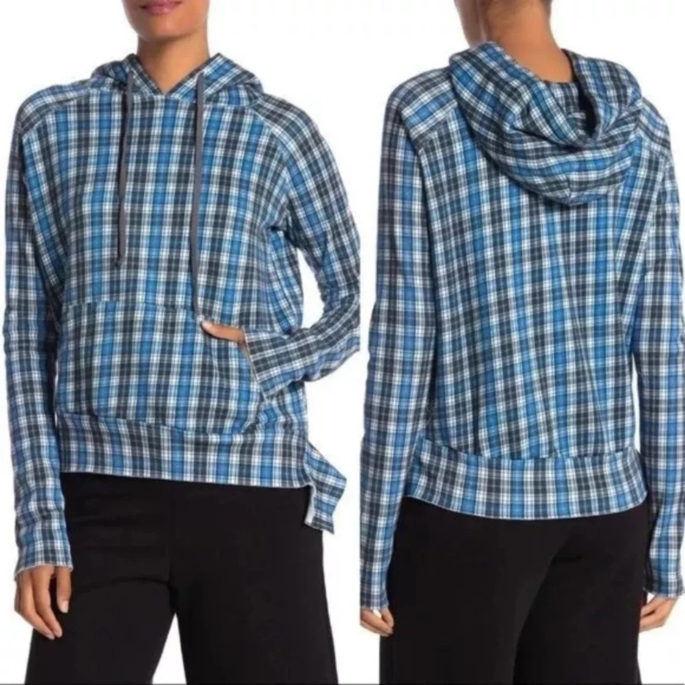 Frank & Eileen plaid olive triple fleece hoodie fall casual $258 limited edition